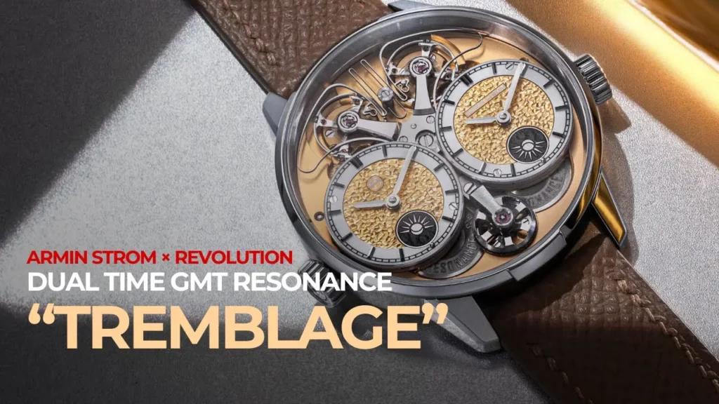 Armin Strom &times; Revolution Dual Time GMT Resonance &ldquo;Tremblage&rdquo;